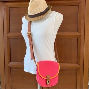 Fossil Austin Flamingo Pink Flap Crossbody